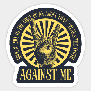 Against Me Sticker